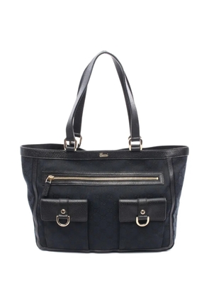 Gucci Pre-Owned 2000's Abby GG-pattern tote bag - Black