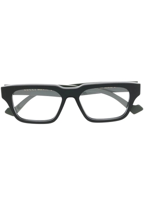 Gucci Eyewear colour-block square glasses - Black