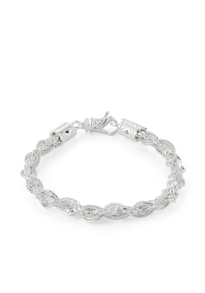Emanuele Bicocchi rope-chain silver bracelet