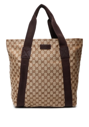Gucci Pre-Owned 2000-2015 GG canvas tote bag - Brown