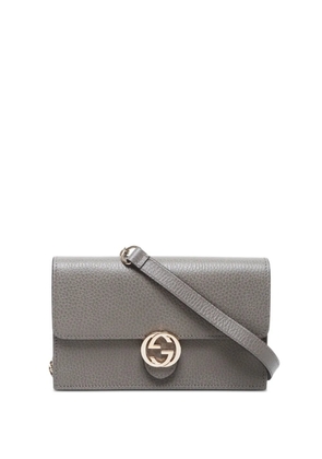Gucci Pre-Owned 2010-2020s Interlocking G cross body bag - Grey