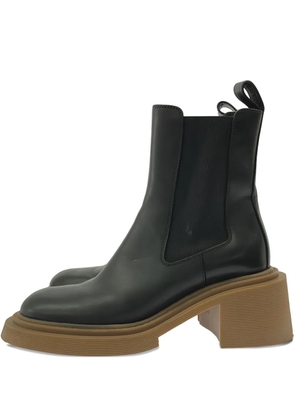 Loewe Pre-Owned leather chelsea boots - Black