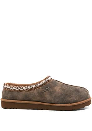 UGG Tasman Baxter braided-trim slippers - Brown