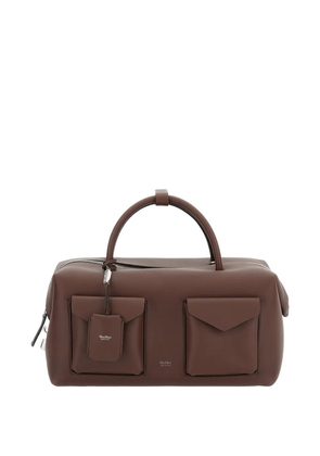 Max Mara padlock flap leather shoulder bag - Brown