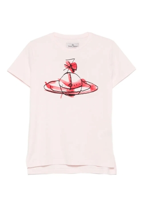 Vivienne Westwood orb-print T-shirt - Pink