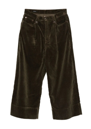 R13 pleated corduroy denim - Green