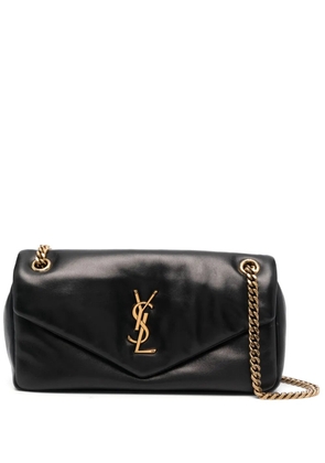 Saint Laurent Calypso logo-plaque shoulder bag - Black