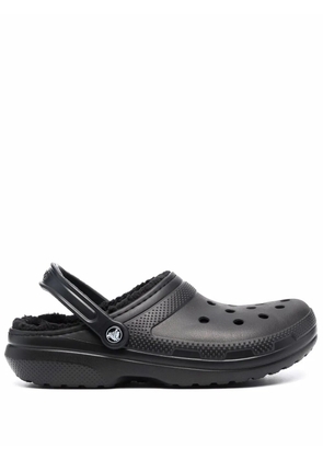 Crocs Classic crocs faux-fur sandals - Black