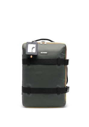 K-Way Blossac logo-patch luggage - Green
