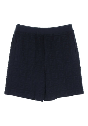 Fendi Pre-Owned 2010s FF-jacquard shorts - Blue