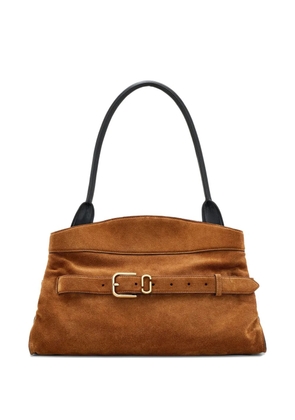 Marc Jacobs large Dakota belt-buckle suede shoulder bag - Brown