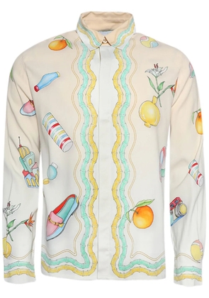 Casablanca All-over printed shirt - Neutrals