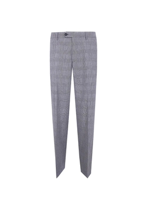 Golden Goose check-pattern star-embellishment trousers - Grey
