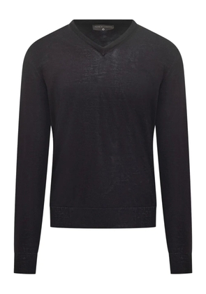 Filippo De Laurentiis V-neck sweater - Blue