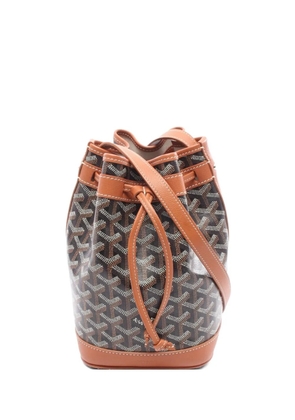 Goyard Pre-Owned 2010s Petit Flo coated-canvas shoulder bag - Black