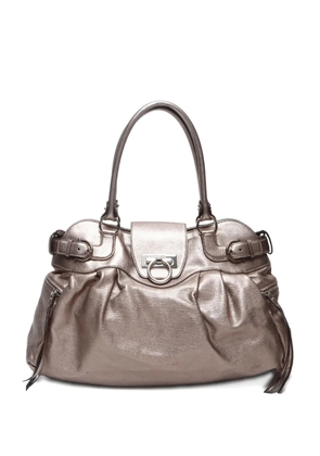 Ferragamo Pre-Owned 2000-2010 Gancini shoulder bag - Gold