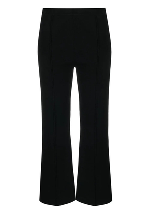 Theory flared knitted trousers - Black