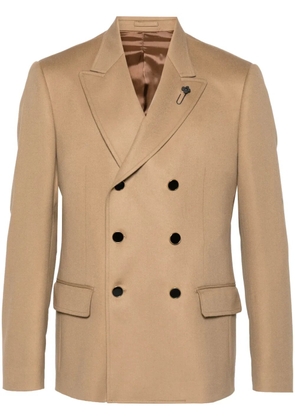 Lardini virgin-wool blazer - Brown