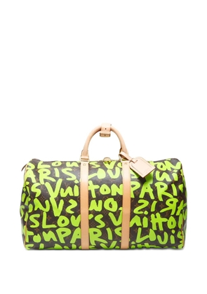 Louis Vuitton Pre-Owned 2009 Monogram Graffiti Keepall 50 travel bag - Green
