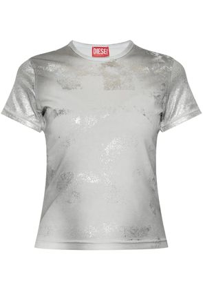 Diesel T-Uncutie-Long-Q5 T-shirt - Grey