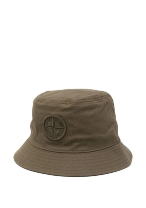 Stone Island Compass-embroidered bucket hat - Green