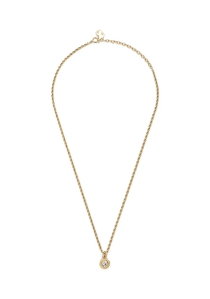 Christian Dior Pre-Owned 1990-2000s rhinestone necklace - Gold