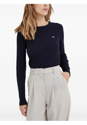 Gant cable-knit sweater - Blue