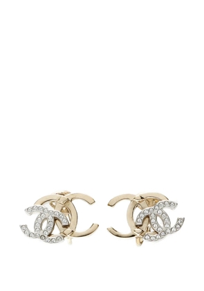 CHANEL Pre-Owned 2021 CC clip-on earrings - Gold