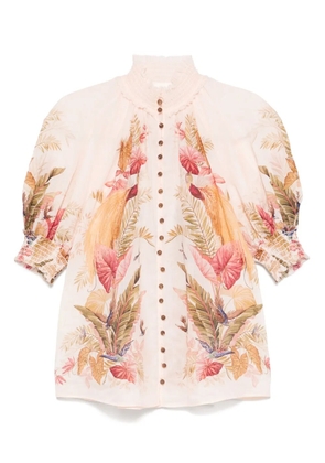 ZIMMERMANN floral-print shirt - Pink