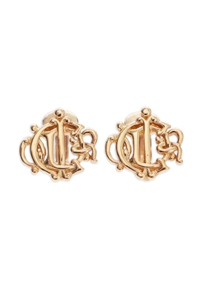 Christian Dior Pre-Owned 1980s-1990s Emblem-motif clip-on earrings - Gold