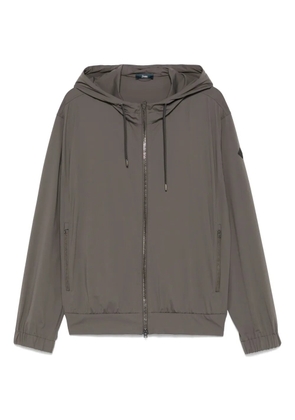 Herno zip hoodie - Brown