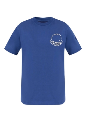 Moncler logo-print T-shirt - Blue