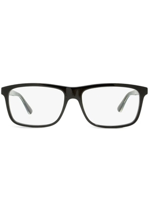 Gucci Eyewear rectangle-frame glasses - Black