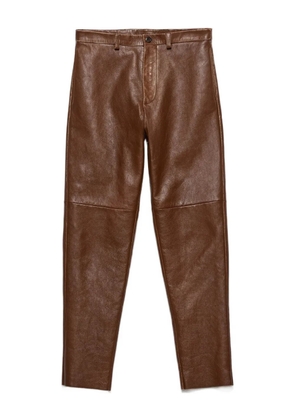 Prada leather trousers - Brown