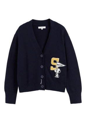 Chinti & Parker x Peanuts Snoopie varsity cardigan - Blue