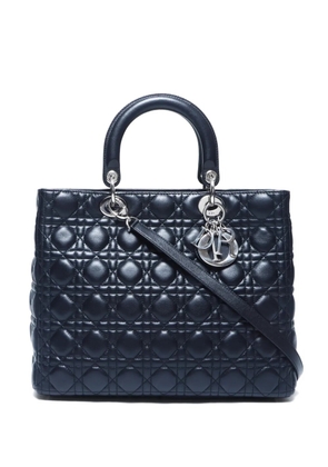 Christian Dior Pre-Owned 2000s large Lady Dior tote bag - Black