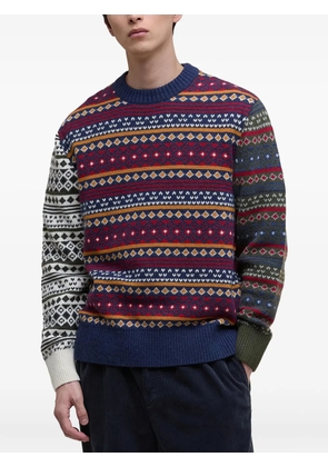 Barbour Fairisle-patterned sweater - Blue