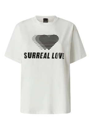 PINKO heart-graphic T-shirt - White