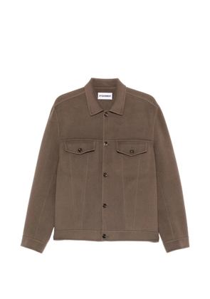 Attachment pocket jacket - Brown