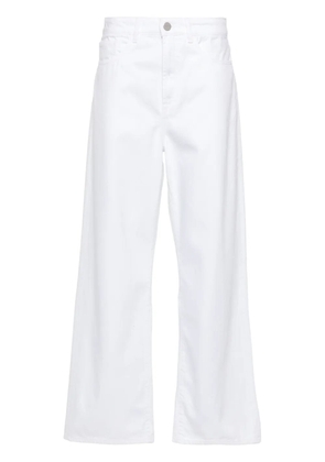 Róhe low-rise wide-leg jeans - White