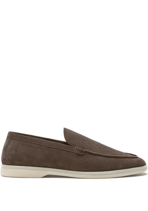 Scarosso Ludovic suede loafers - Brown