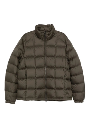 Moncler Eglise square-quilted hooded down jacket - Green