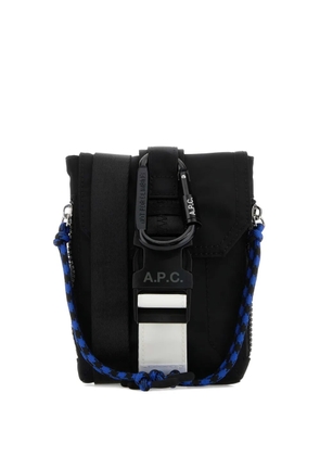 A.P.C. carabiner-strap crossbody bag - Black