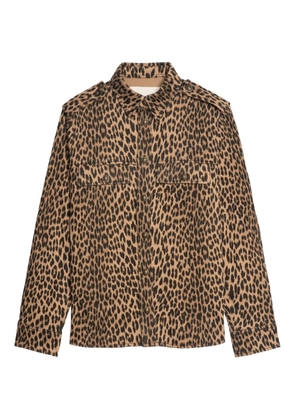 Zadig&Voltaire leopard-print button-fastening shirt - Brown