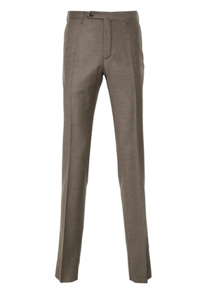 Incotex virgin-wool trousers - Neutrals
