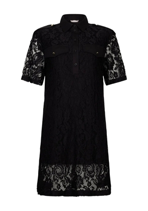 LIU JO lace polo dress - Black