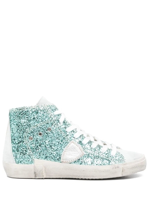 Philippe Model Paris glitter sneakers - Blue