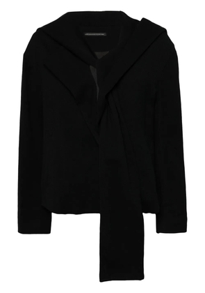 Y's asymmetric jacket - Black