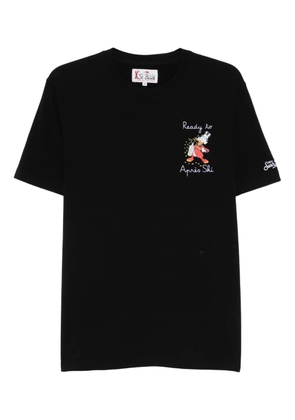 MC2 Saint Barth Embroidered T-shirt - Black