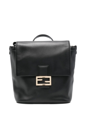 FENDI leather backpack - Black